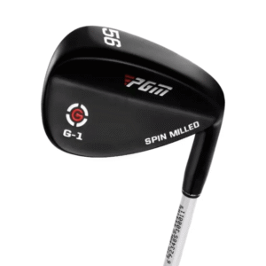 Sand Wedge Spinmilled 56° Preto - Face Ranhurada para Máximo Backspin no Short Game